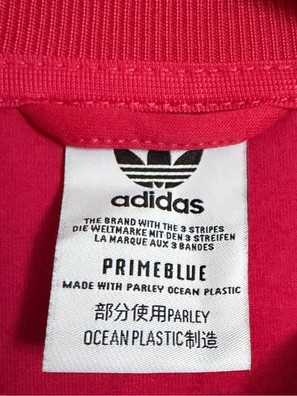 Adidas Hot Pink Track Jacket Women’s Y2K Athleisure 3 Stripes XXSmall - Picture 8 of 11